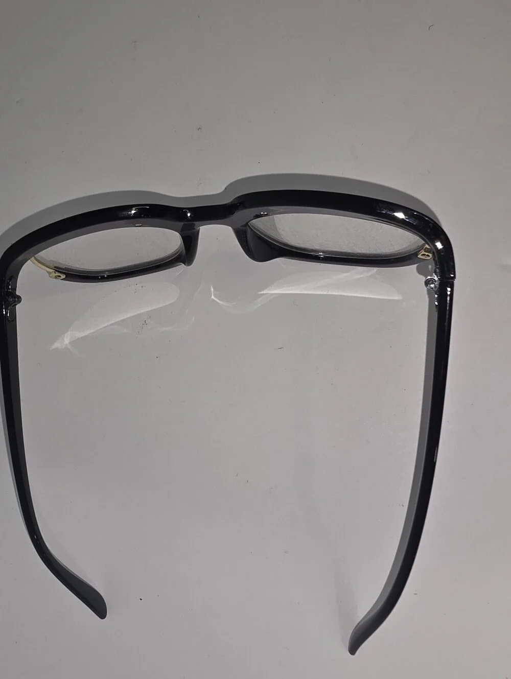 Oversized Black & White Browline Eyeglass Frames Bundle Of 2 Retro Vintage Chic